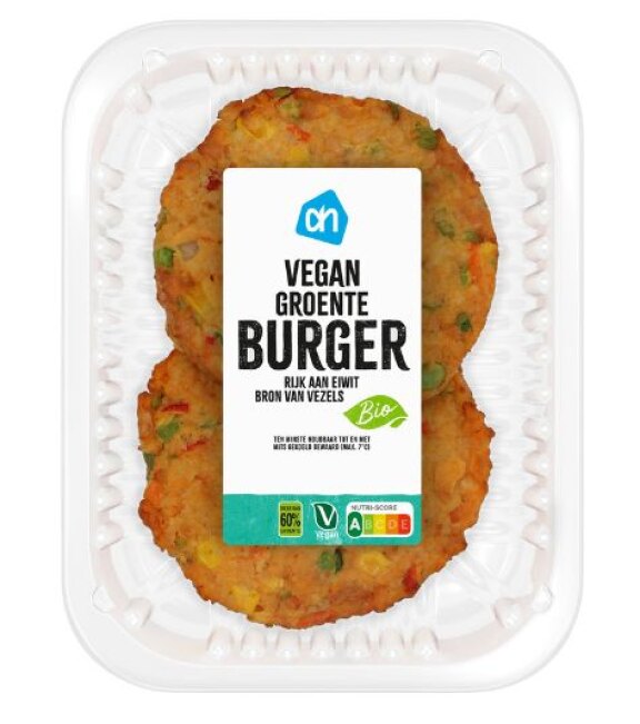 AH biologisch vegan groenteburger