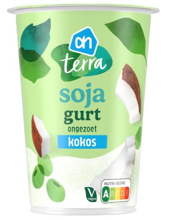 AH Terra soja plantaardig variatie yoghurt kokos 