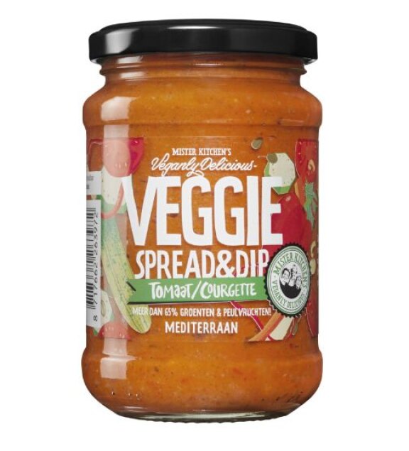 Mister Kitchen’s Veggie spread & dip tomaat courgette