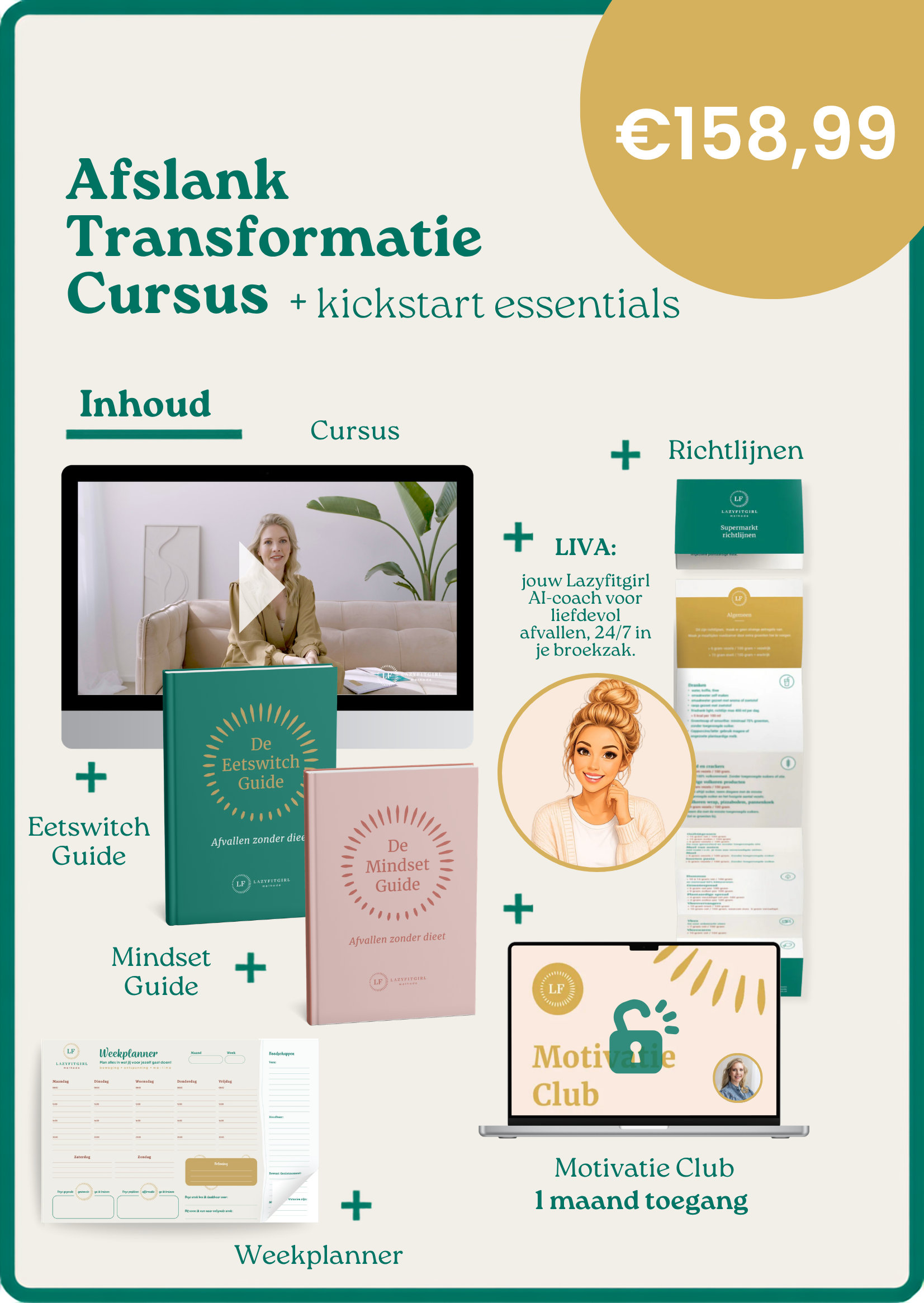Lazyfitgirl Transformatie Cursus + Kickstart essentials