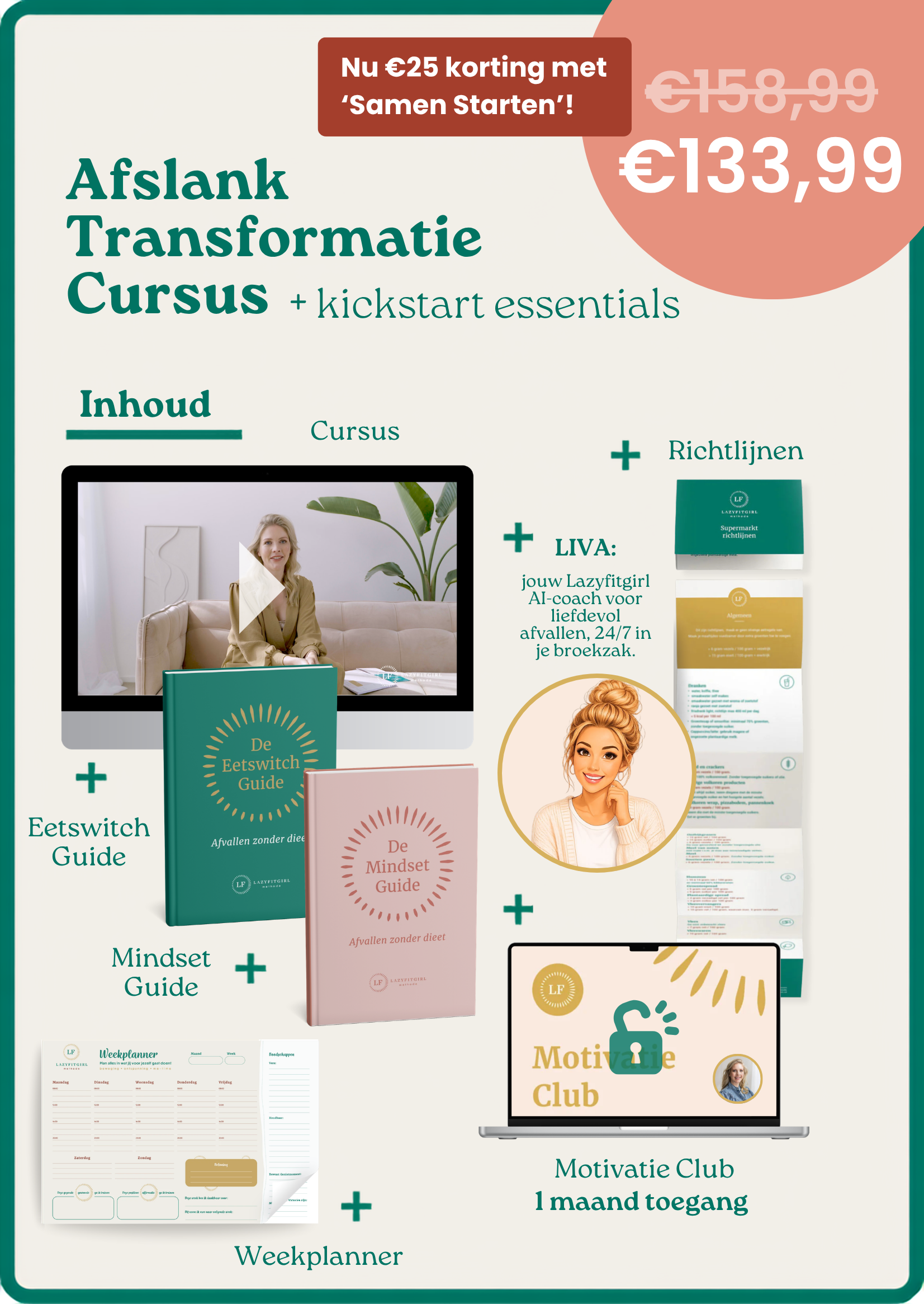 Lazyfitgirl Transformatie Cursus + Kickstart essentials