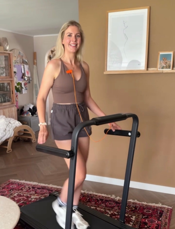 Anki Willemsen op Moov Run PLus