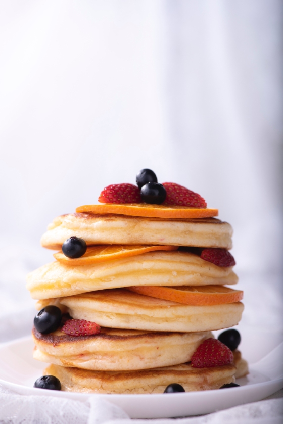 gezonde pannenkoeken met fruit