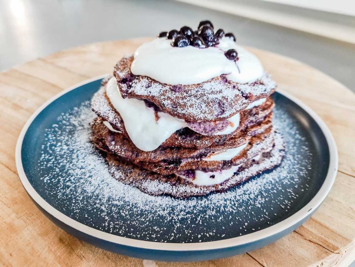 lazyfitgirl gezonden pannenkoeken taart