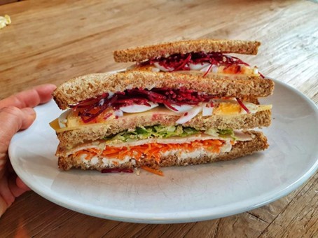 recept om af te vallen: club sandwitch