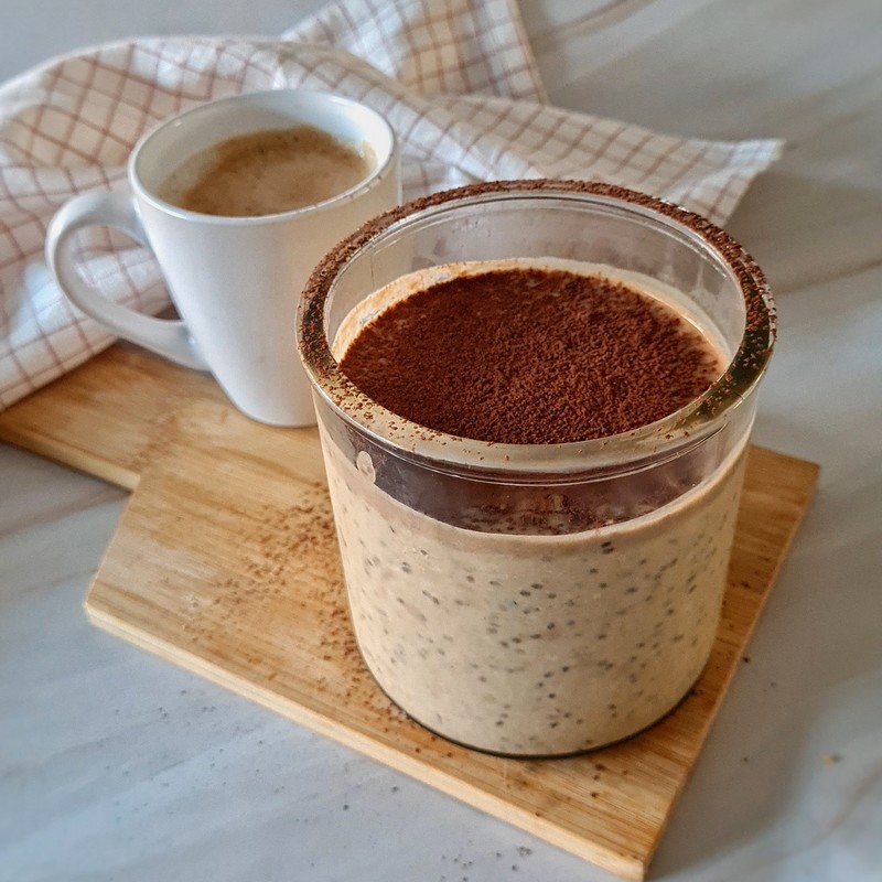 Koffie overnight oats