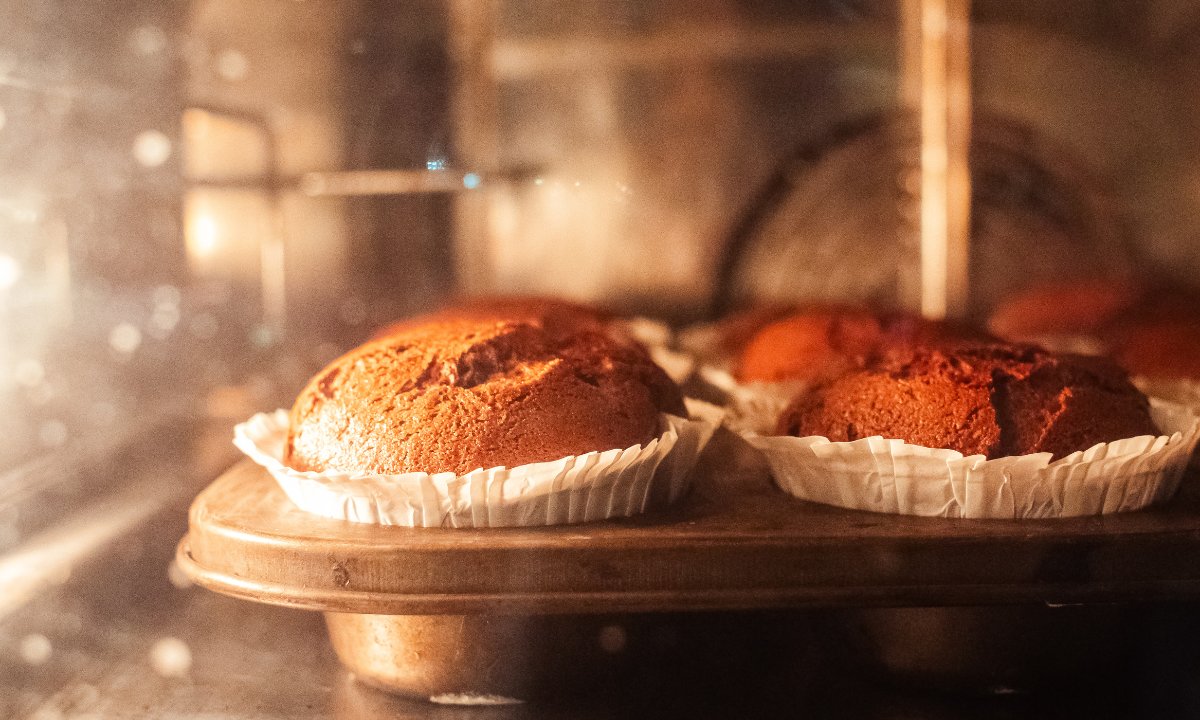 zoete aardappel cake muffins