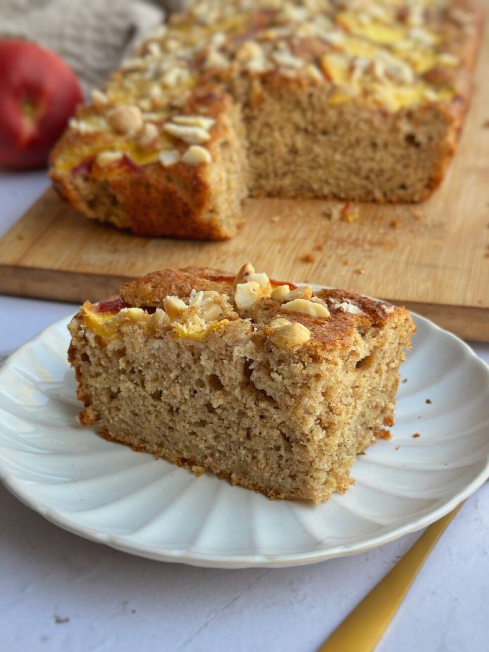 Nectarine cake 