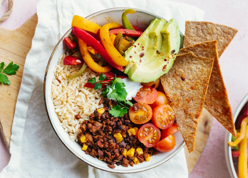 Voedzame Taco bowl