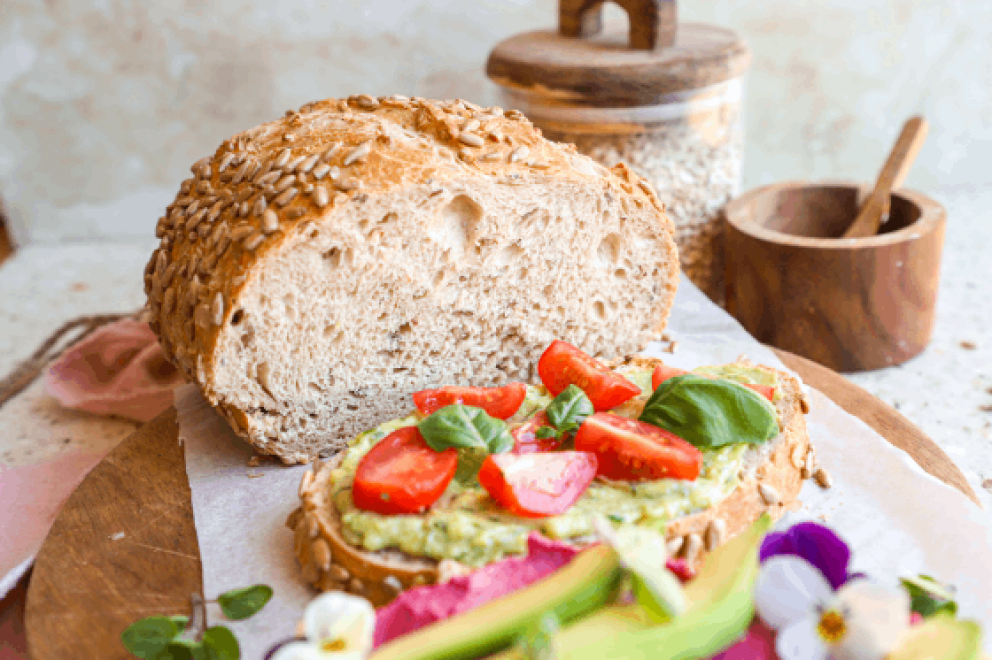 Makkelijk volkoren brood zonder gist