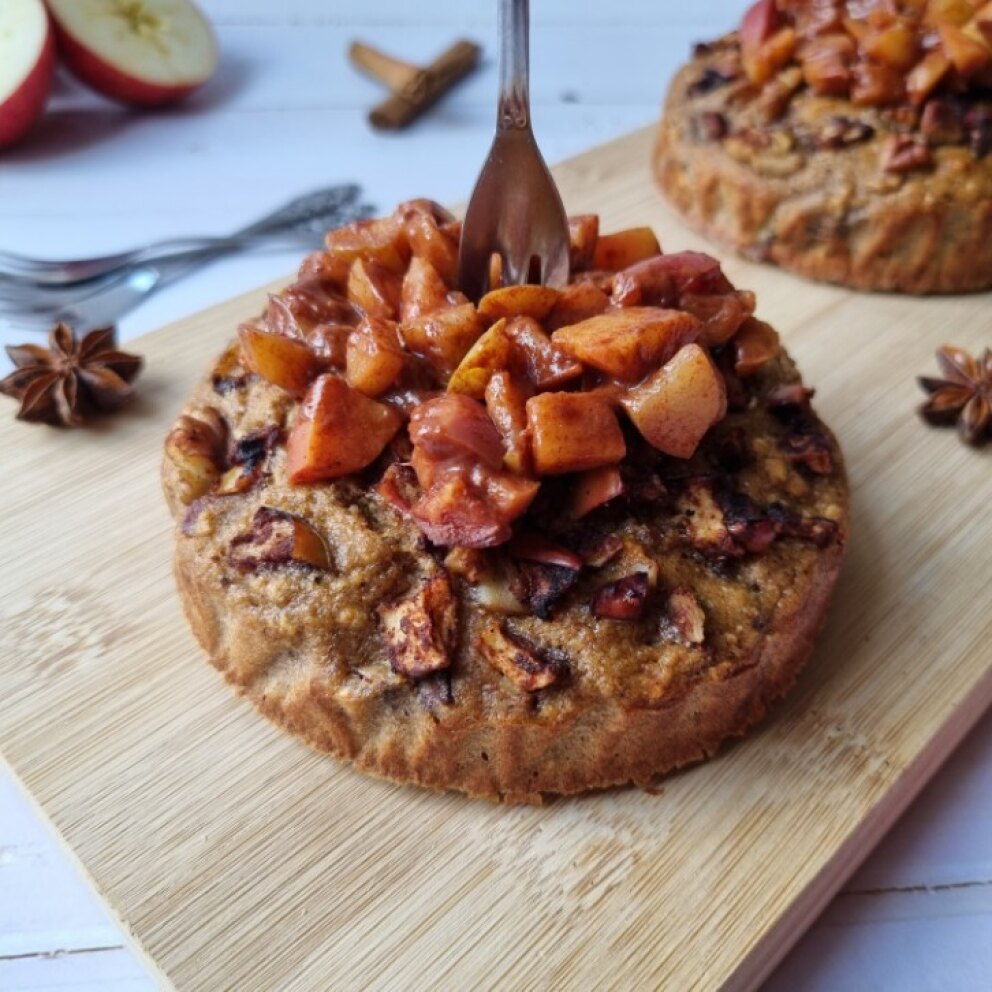 Appel-speculaas ontbijttaartje