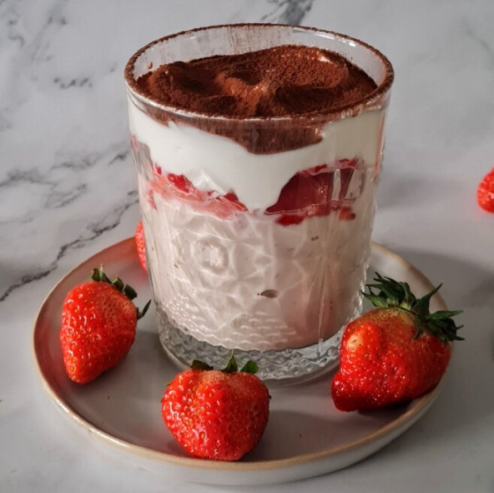 Moccachino tiramisu overnight oats