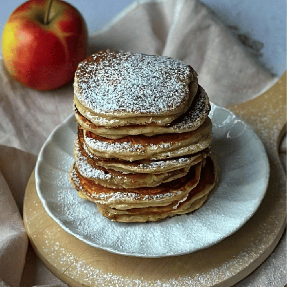 Protein pancakes met appel