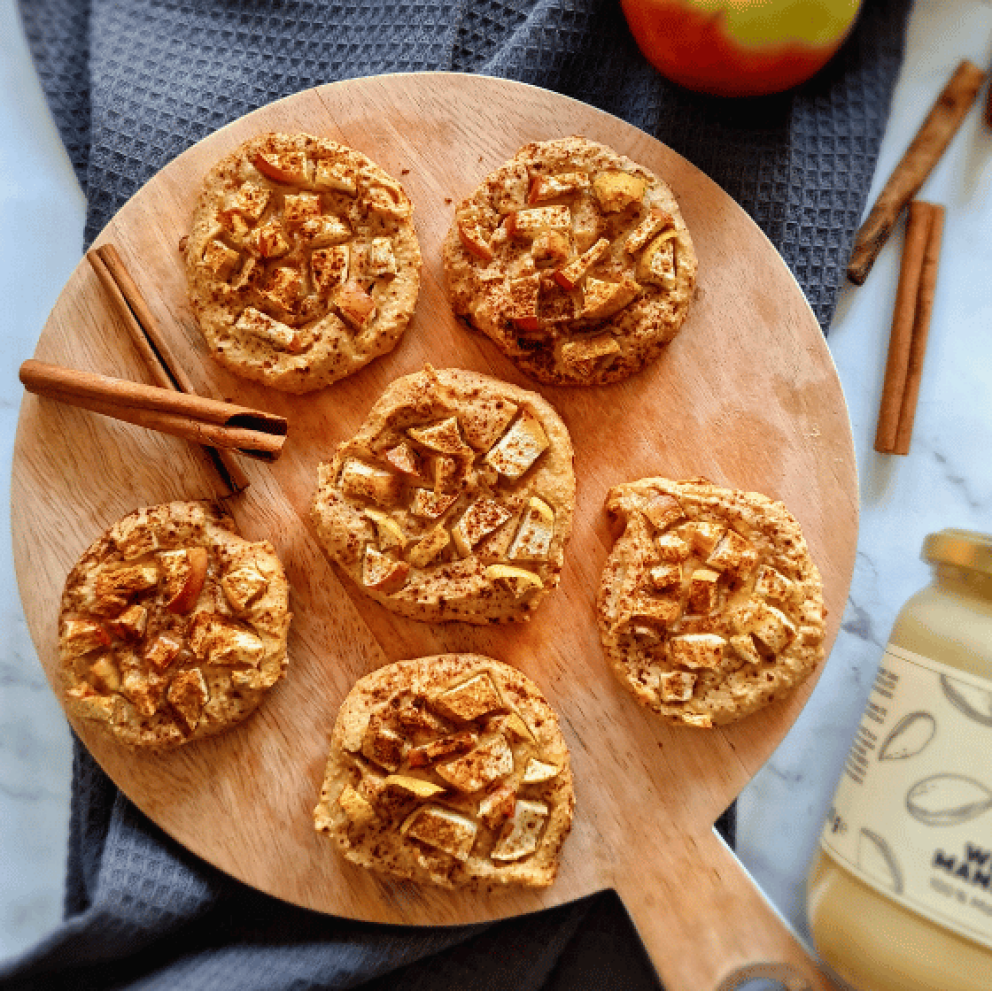 Appel-amandelkoekjes