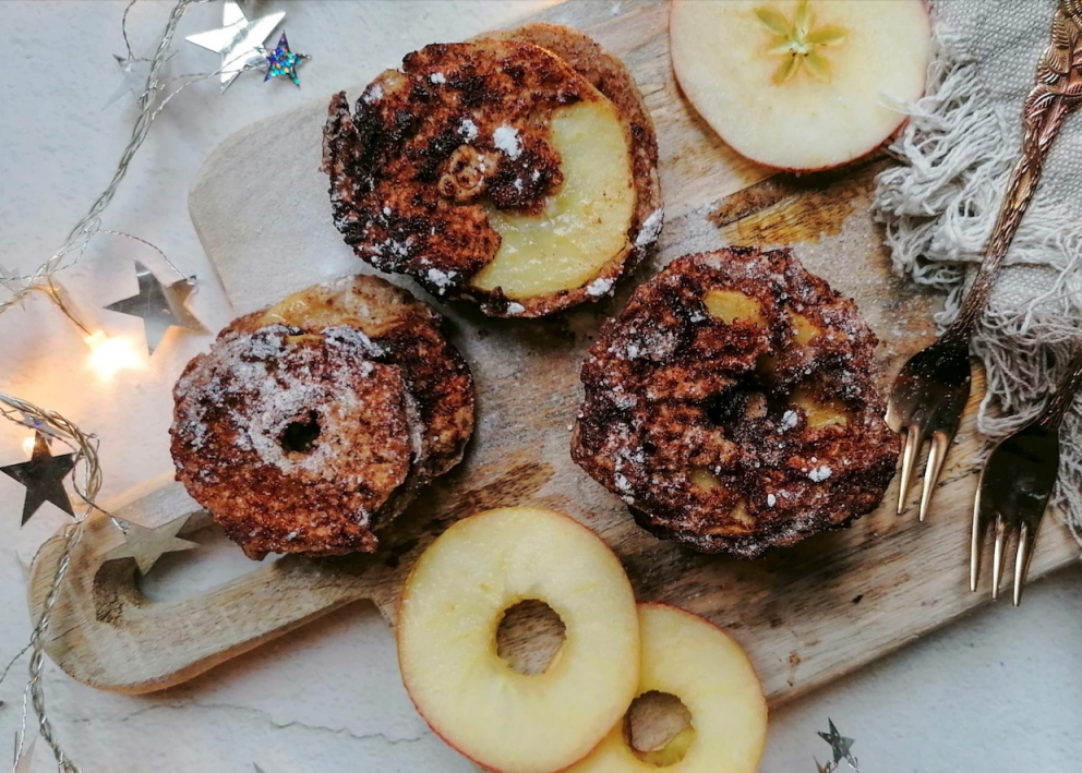 Volkoren appelbeignets