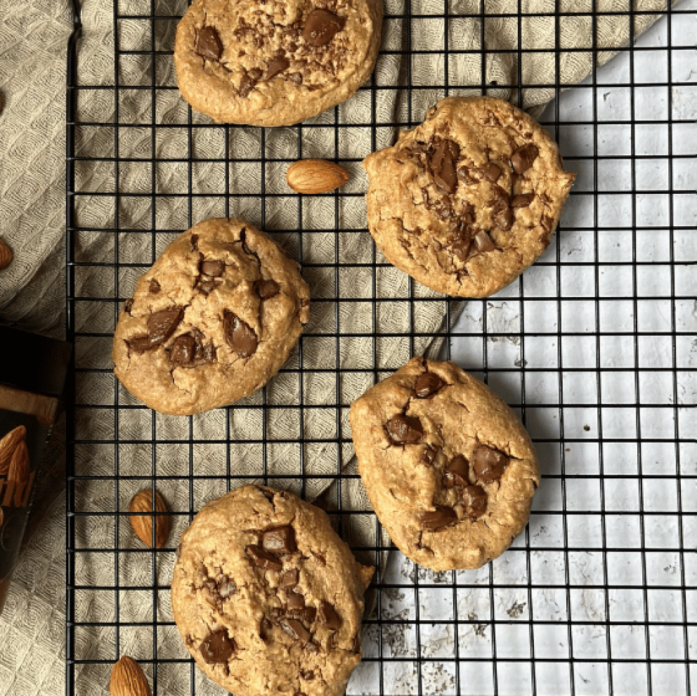 Voedzame chocolate chip cookies