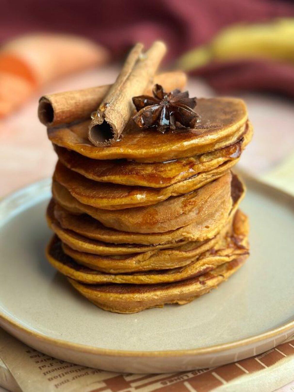 Zoete aardappel pancakes