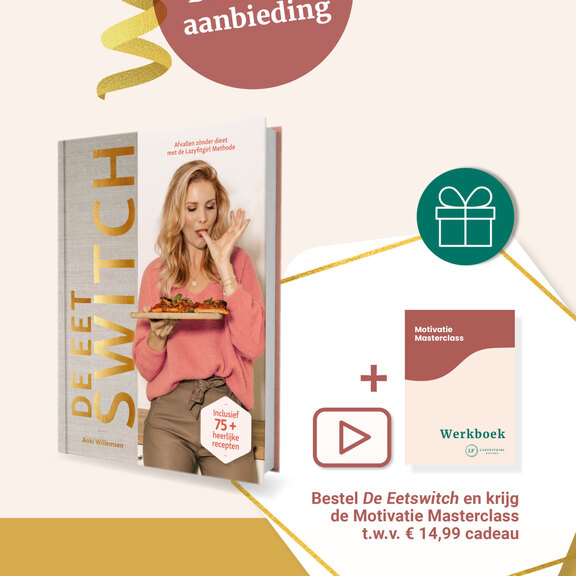 December aanbod: De Eetswitch + Motivatie Masterclass (t.w.v. 14,99) cadeau