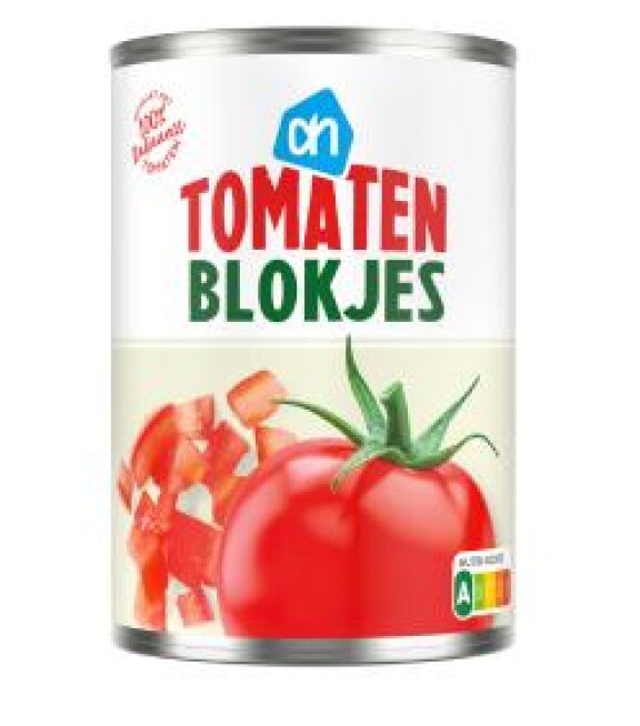 AH tomatenblokjes gesneden