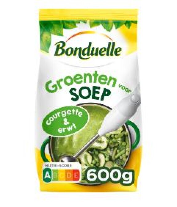 Bonduelle Groenten voor soep courgette & erwt