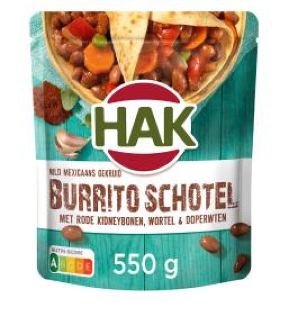 Hak burrito schotel