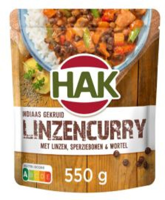 Hak linzencurry schotel