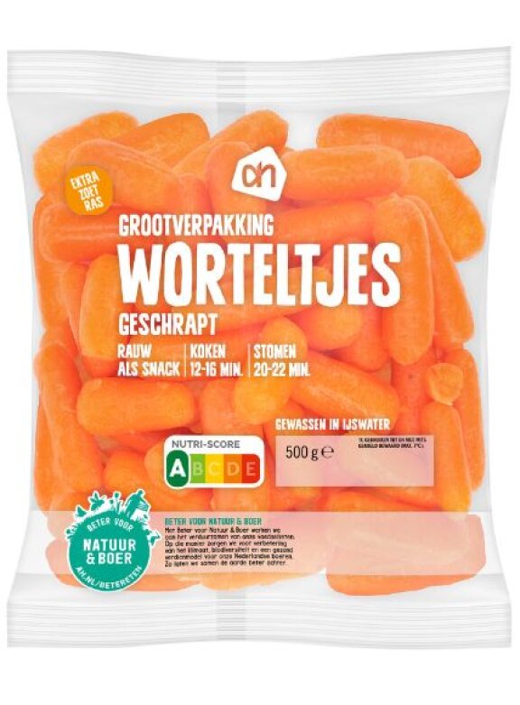 AH geschrapte worteltjes