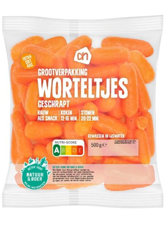 AH geschrapte worteltjes