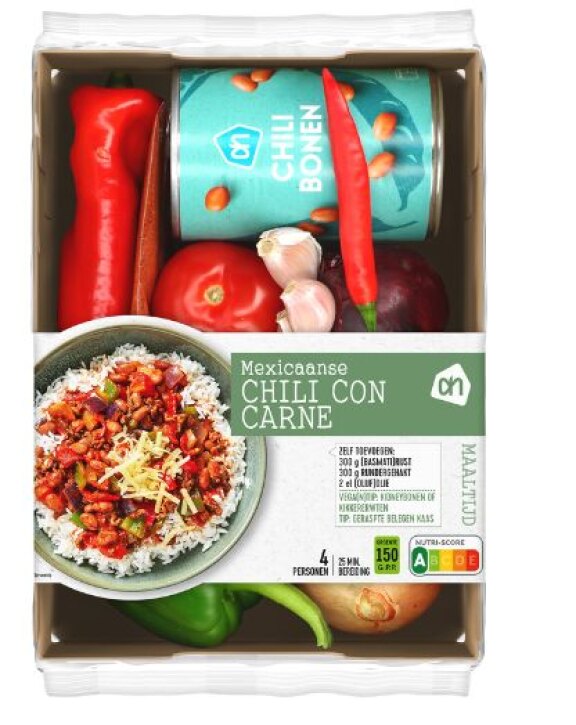 AH Mexicaanse chili con carne verspakket