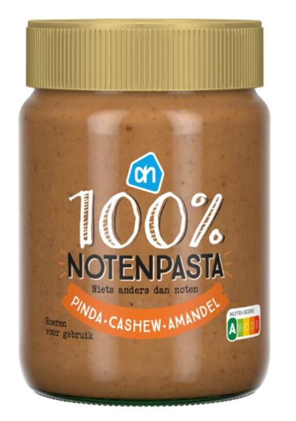 AH 100% notenpasta pinda cashew amandel