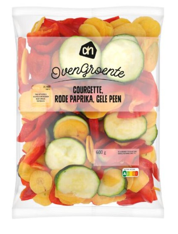 AH ovengroente courgette rode paprika peen