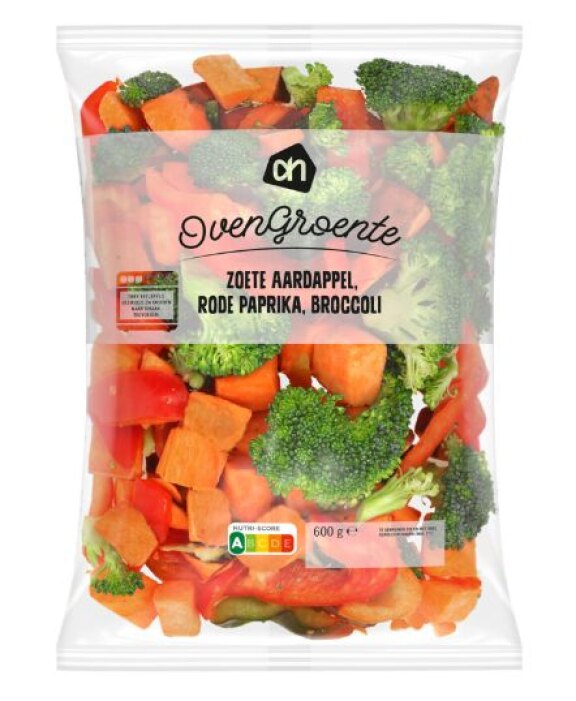 AH ovengroente zoete aardappel rode paprika