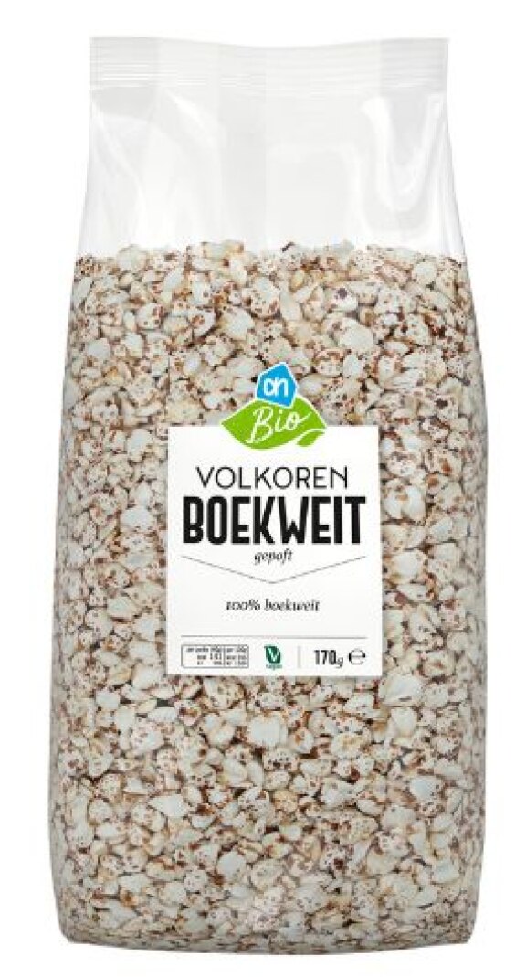 AH biologisch 100% volkoren boekweit gepoft