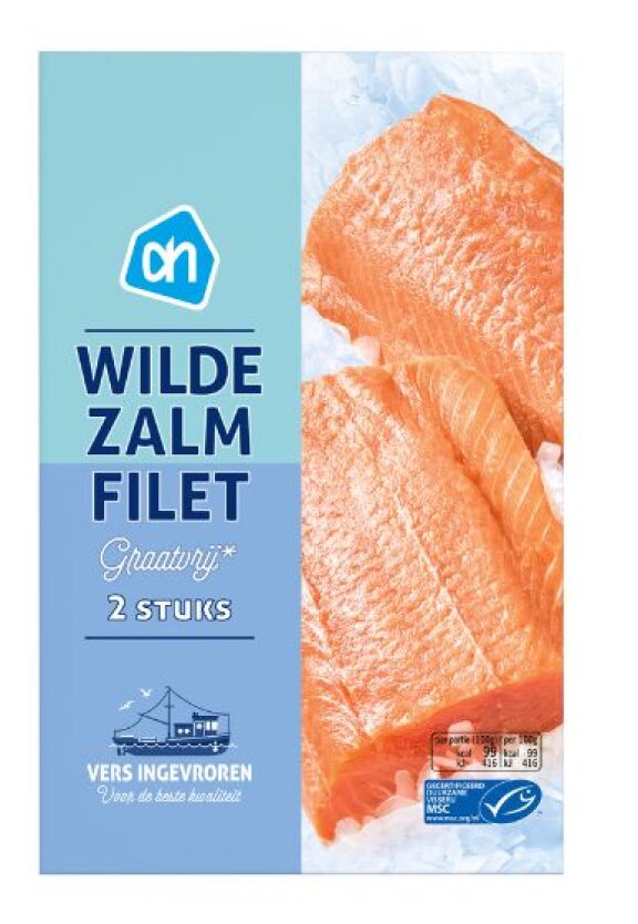 AH wilde zalmfilet (diepvries)