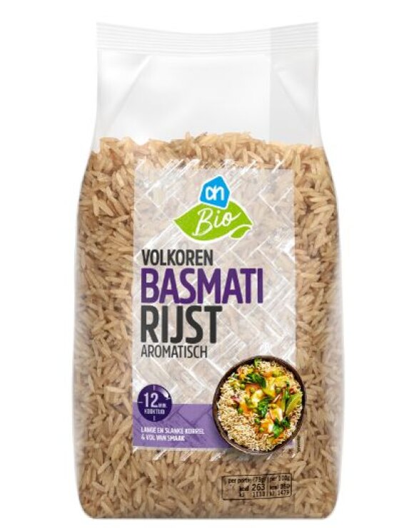 AH biologisch volkoren basmati rijst