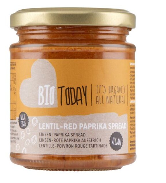 BioToday linzen-paprika spread