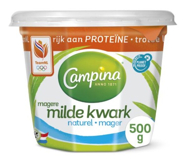 Campina magere milde kwark naturel