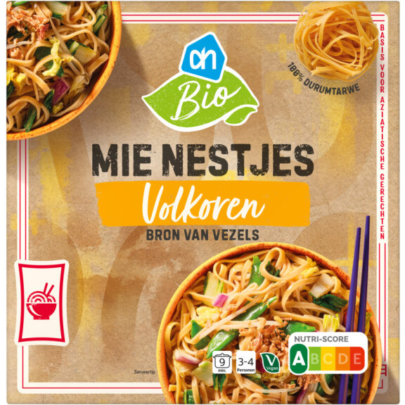 AH Biologisch Mie nestjes volkoren