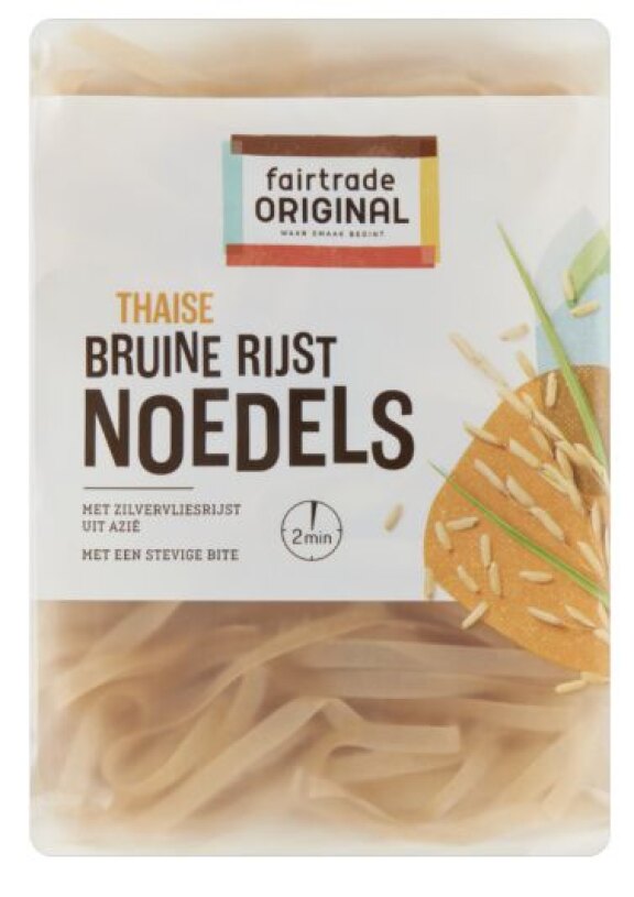 Fairtrade Original Thaise rijst noedels zilvervliesrijst