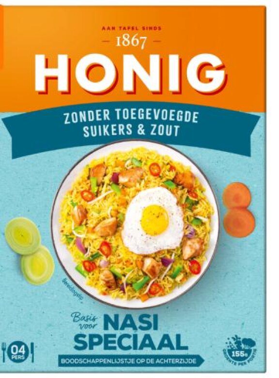 Honig basis voor nasi speciaal (zonder suiker en zout)