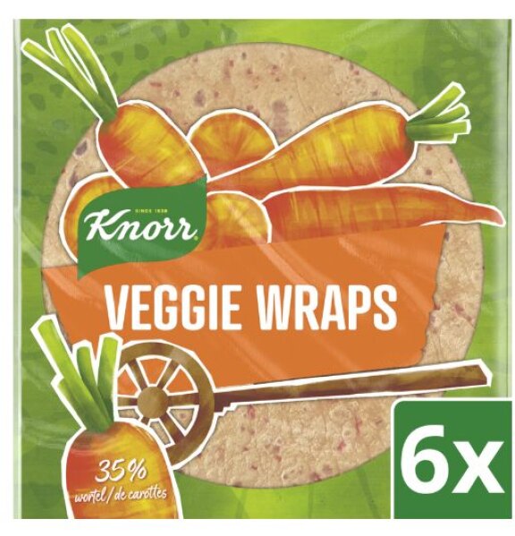 Knorr groente wraps (alle soorten)