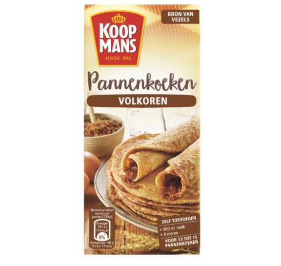 Koopmans mix voor pannenkoeken volkoren