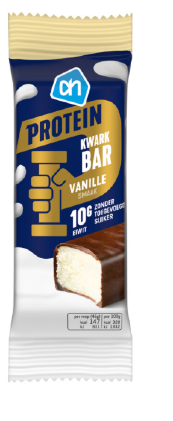 AH protein kwark bar vanille (andere smaken vallen ook binnen de methode)