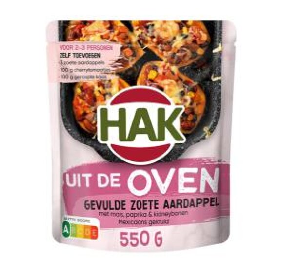 HAK uit de oven | Gevulde zoete aardappel