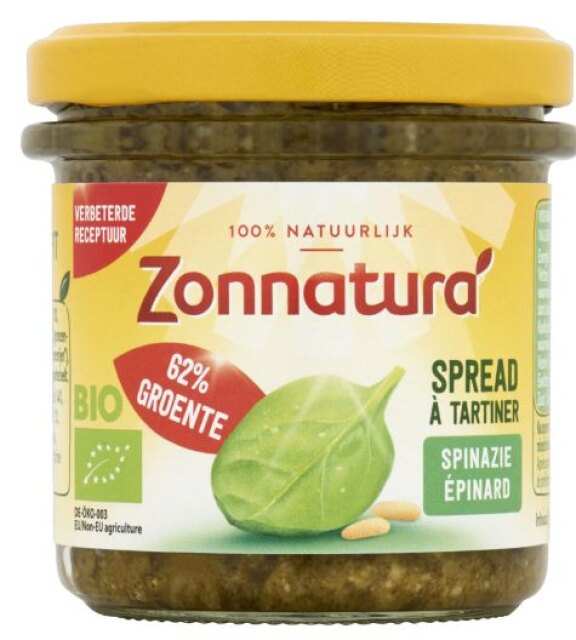 Zonnatura groentespread spinazie